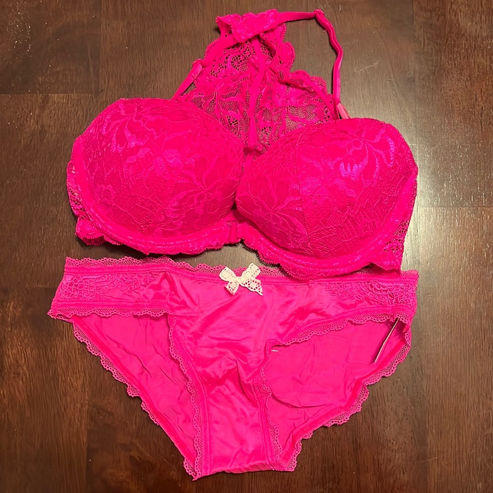 🌟2 for $50 Pink datenight racer back push up
